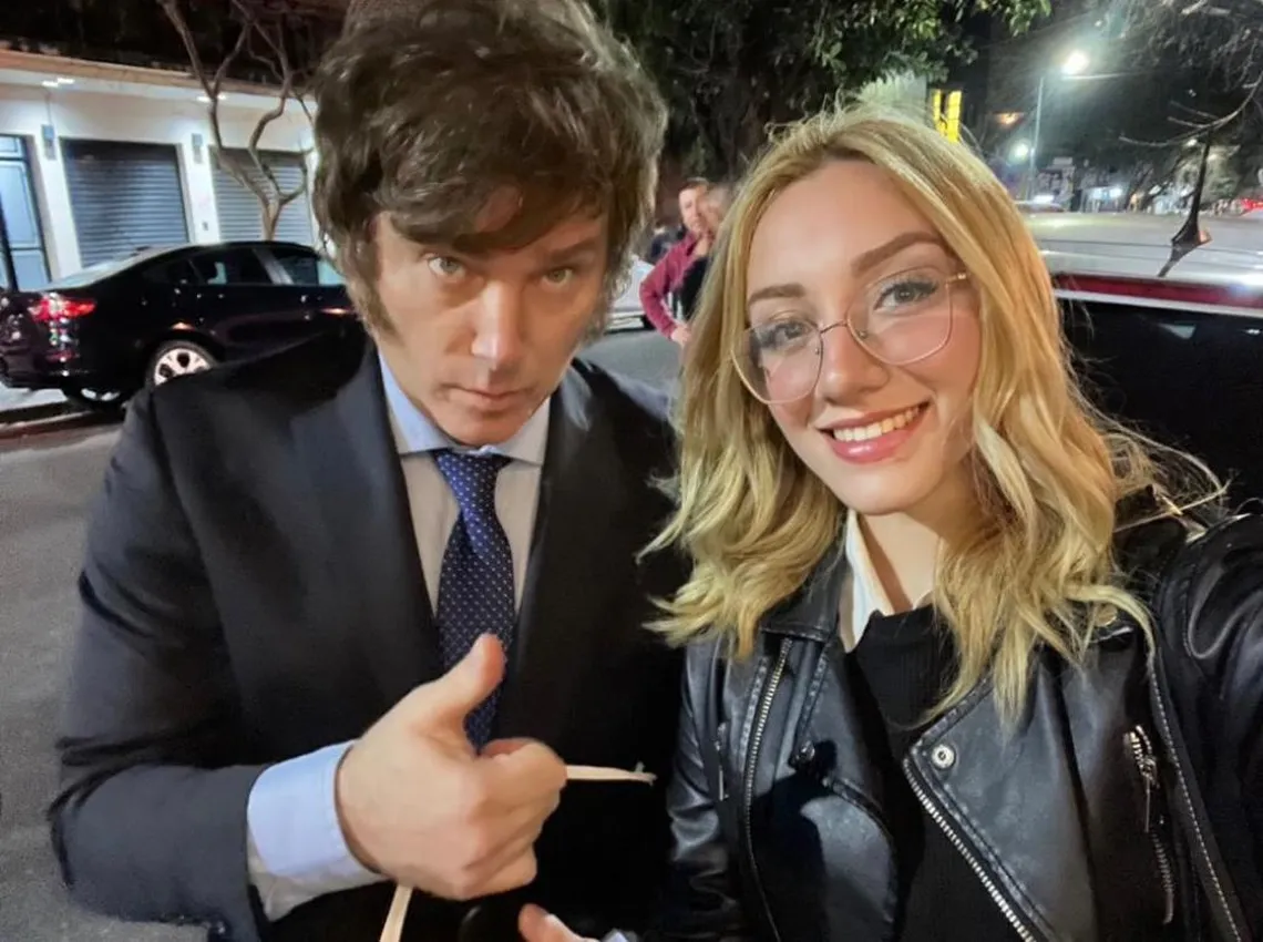 javier-milei-y-eugenia-rolon